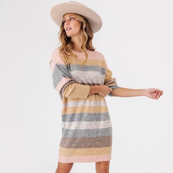 Dresses & Skirts - NWT Shop Zoco Striped Sweater Dress